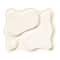 Hello Honey® White Decorative Footed Wood Tray with 3 Sections